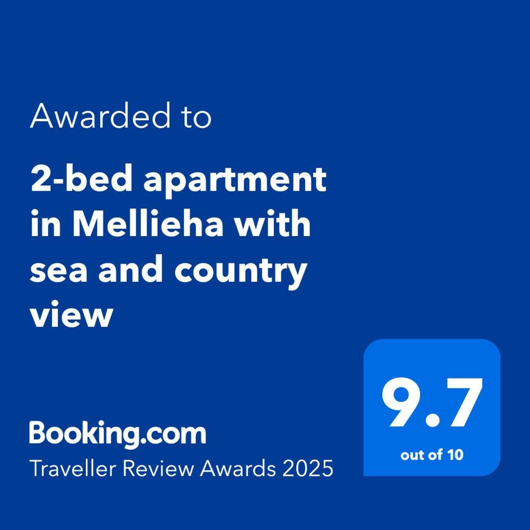 2-bed In With Sea And Country View Appartement Mellieħa